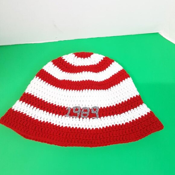 Handmade Retro 1989 Crocheted Bucket Hat New main image 5